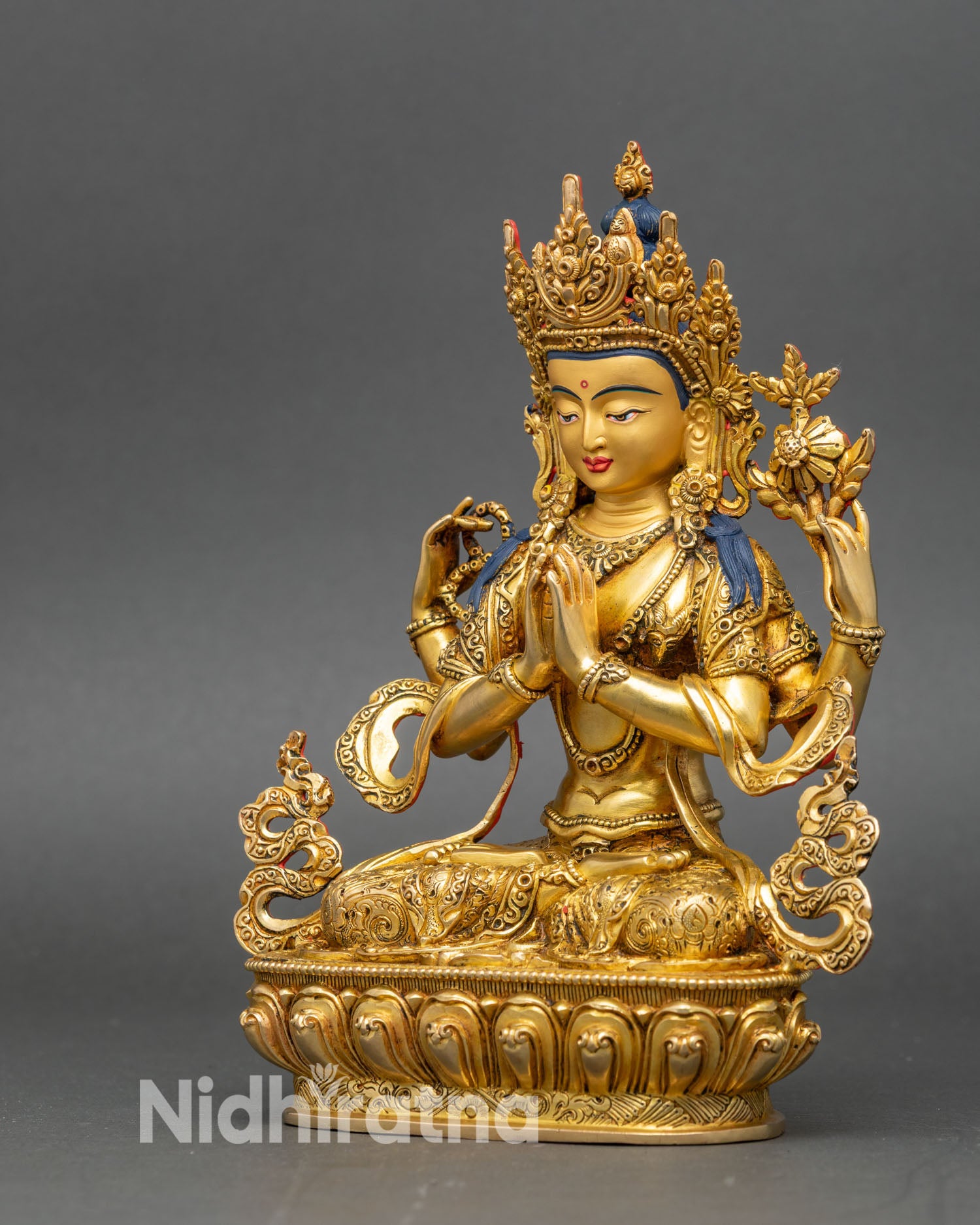 Chenrezig Statue | Handmade Buddhist Spiritual Figurine
