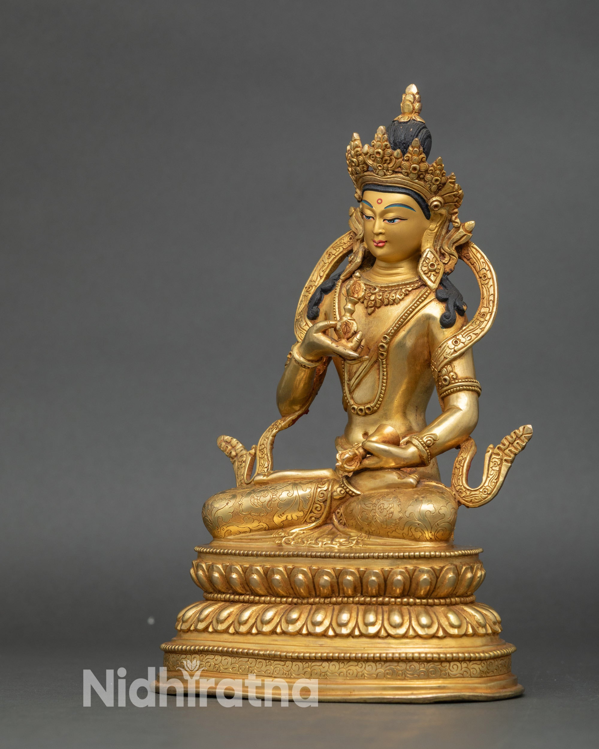 Tibetan Vajrasattva Buddha Statue for Purification and Clarity