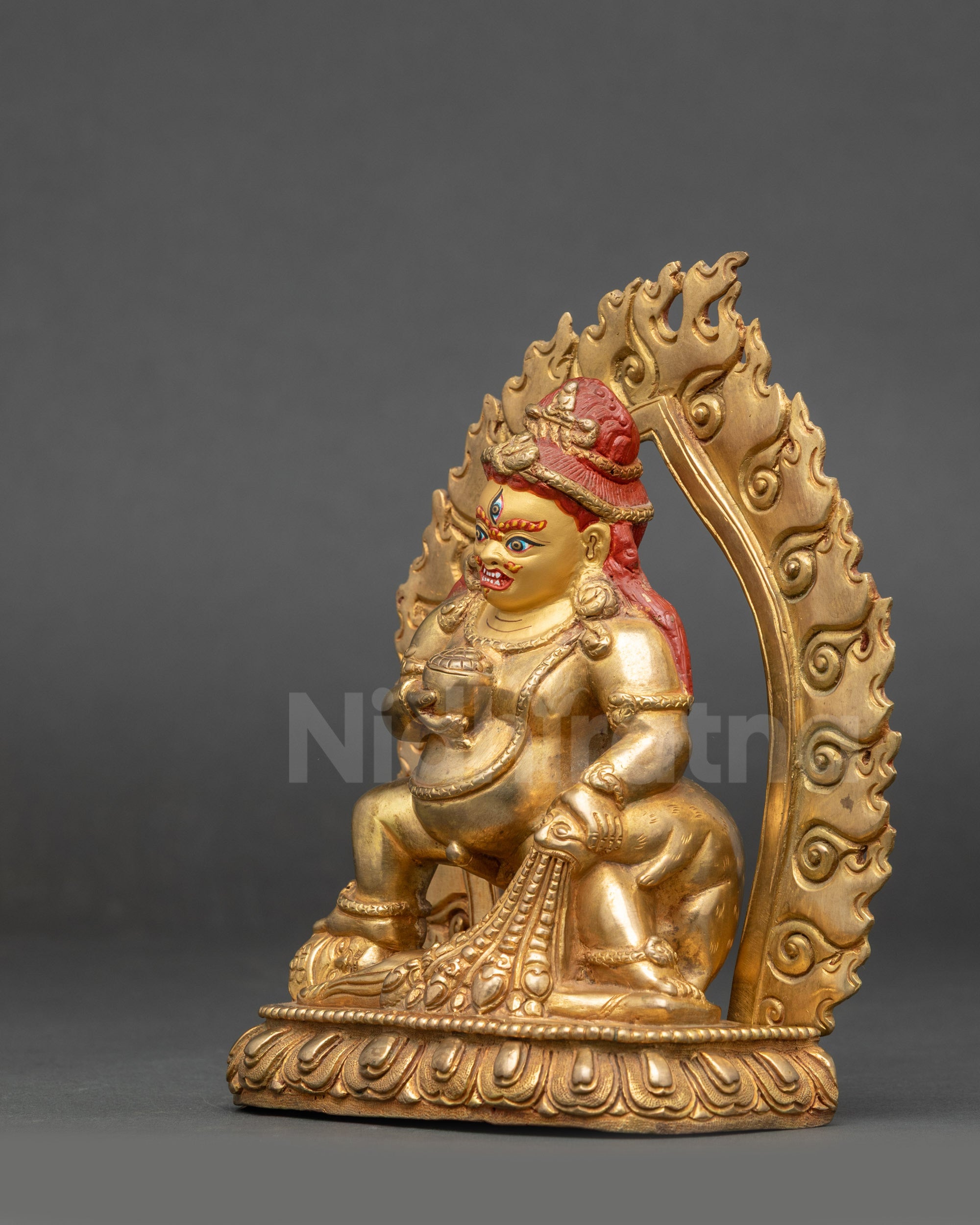 Black Dzambhala Statue