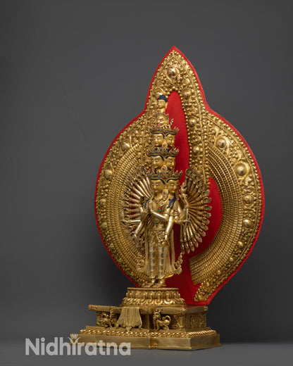 1000-Armed Chenrezig Statue | Vajrayana Bodhisattva of Compassion