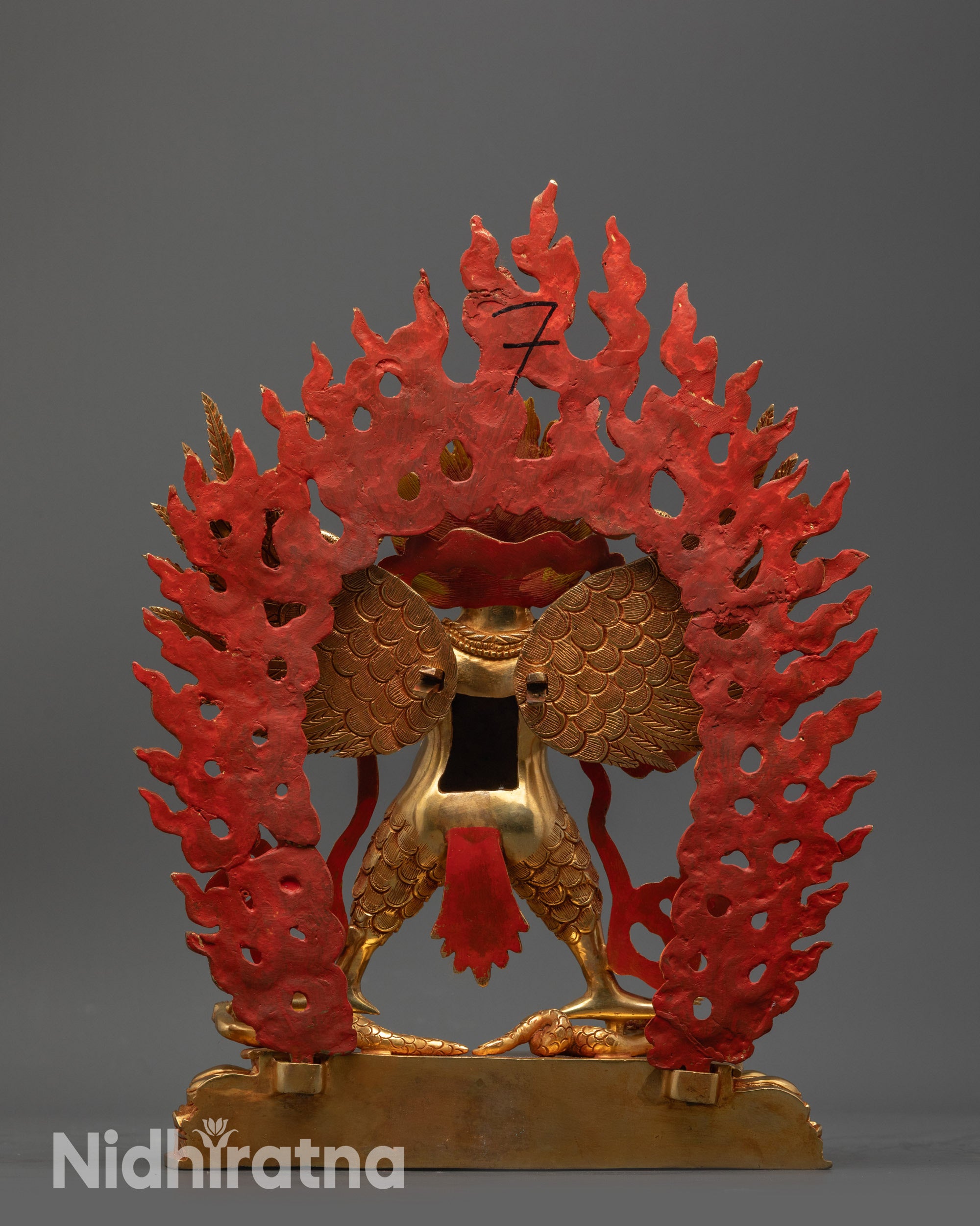 Spiritual Garuda Dev Statue | Powerful Mythical Bird Deity Artwork