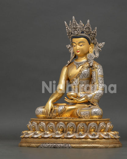 Crown Buddha Shakyamuni Statue