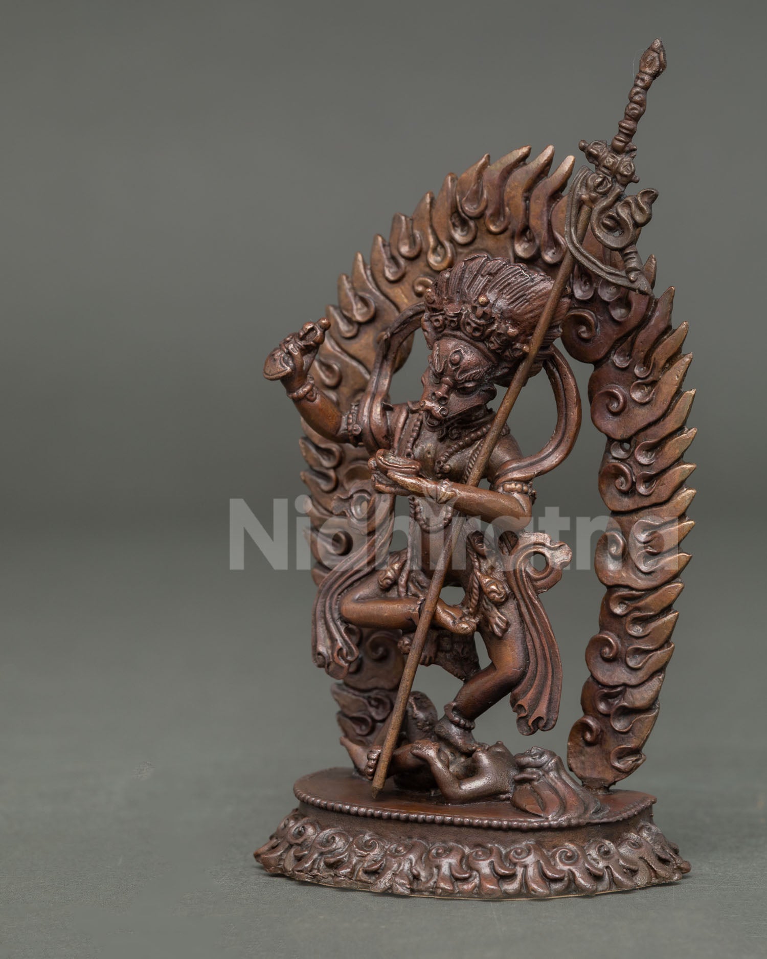 Simha Mukha Statue | Buddhist Lion-Faced Dakini Art