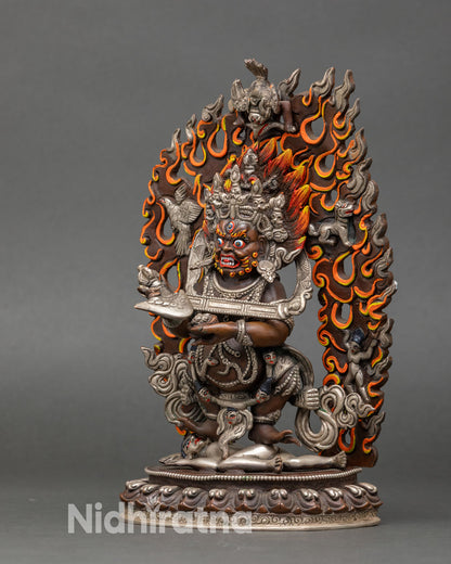 Sakya Mahakala Statue | Wrathful Protector for Spiritual Strength