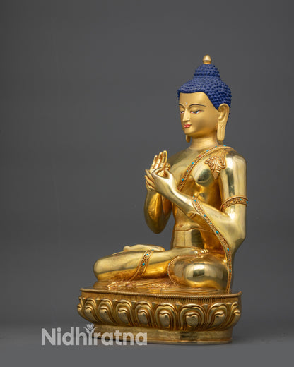 Premium Nepalese Vairocana Buddha Sculpture | Spiritual Home Decor