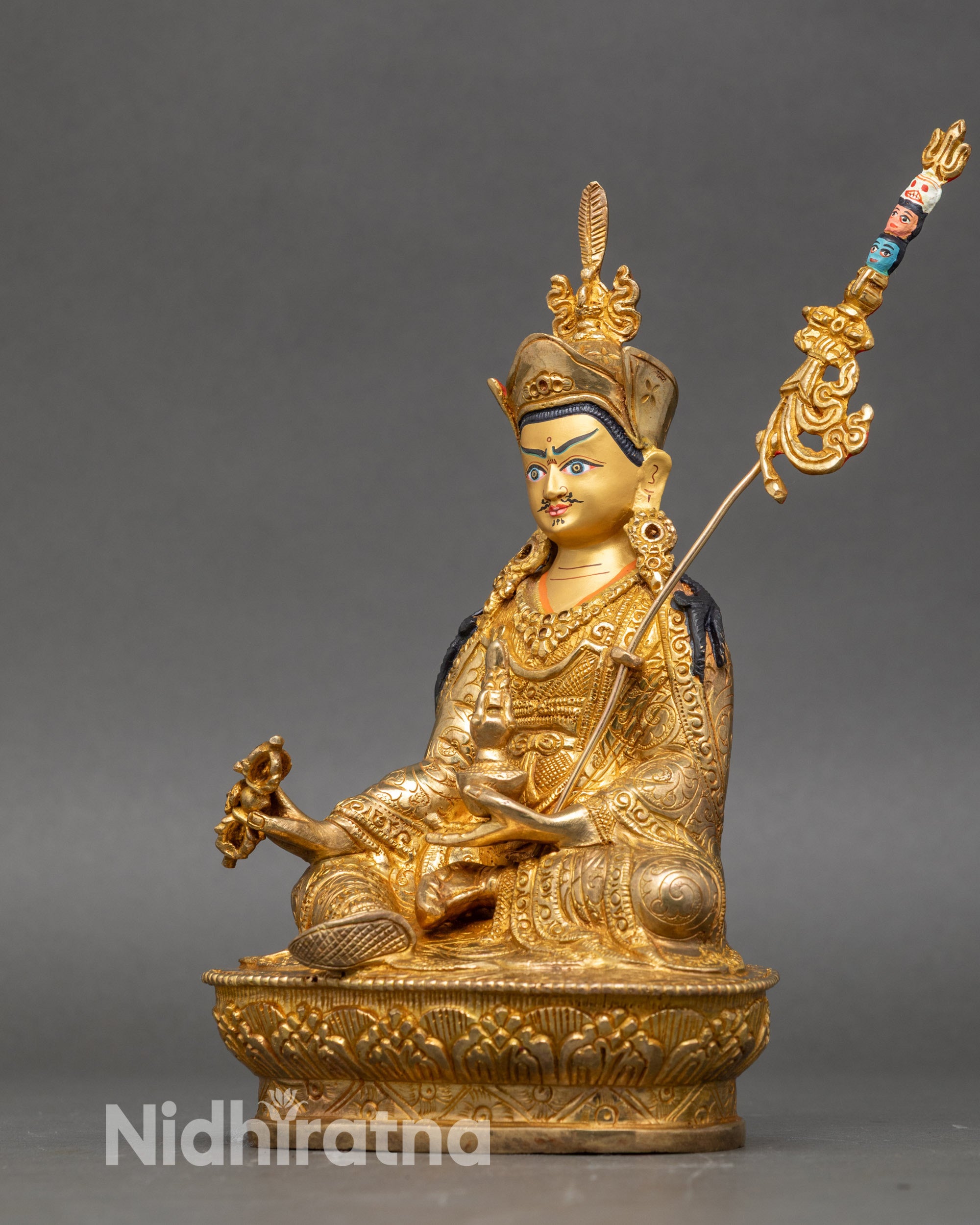 Guru Padmasambhava Sculpture for Spiritual Home Decor