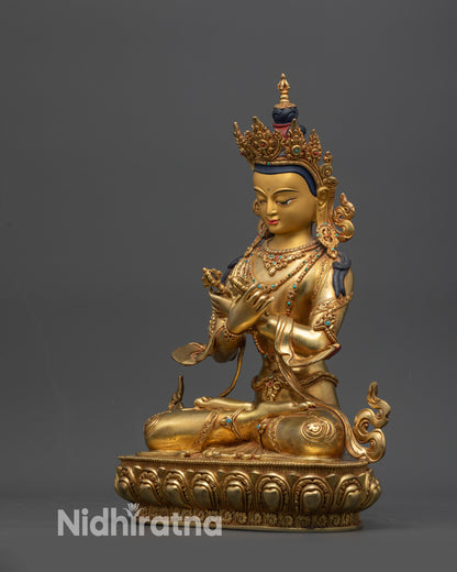 Handmade Vajradhara Buddha Statue | Vajrayana deity Idol for Meditation