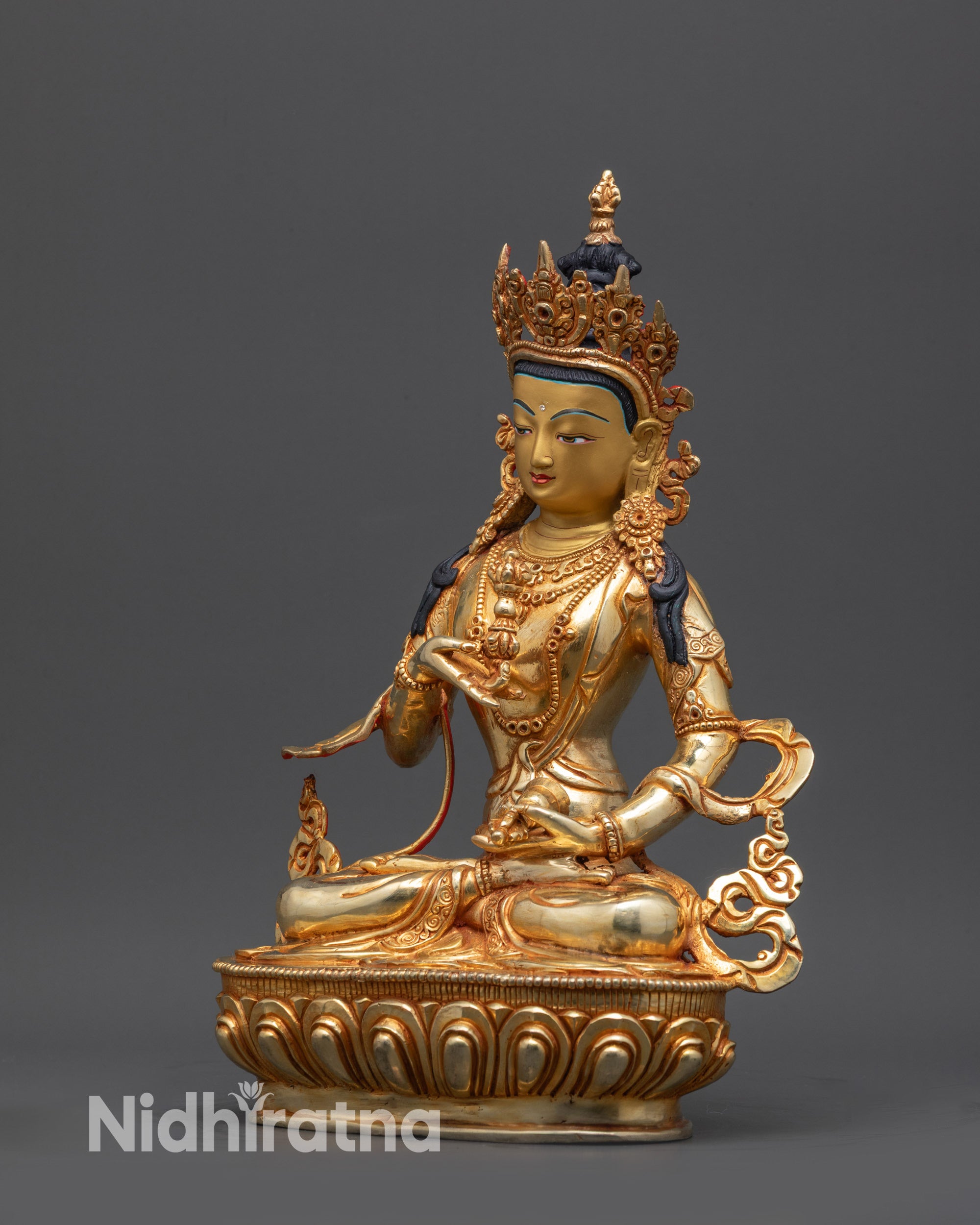 Golden Vajrasattva Statue | Sculpture for Meditation & Spiritual Practice