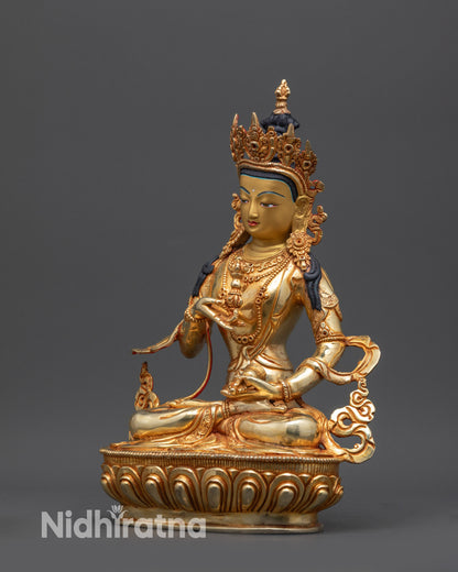 Golden Vajrasattva Statue | Sculpture for Meditation & Spiritual Practice
