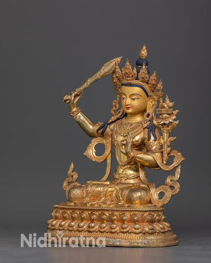 The Compassionate Swordbearer: Manjushri's Wisdom Unveiled