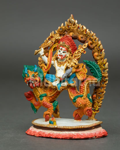 White Dzambhala Statue