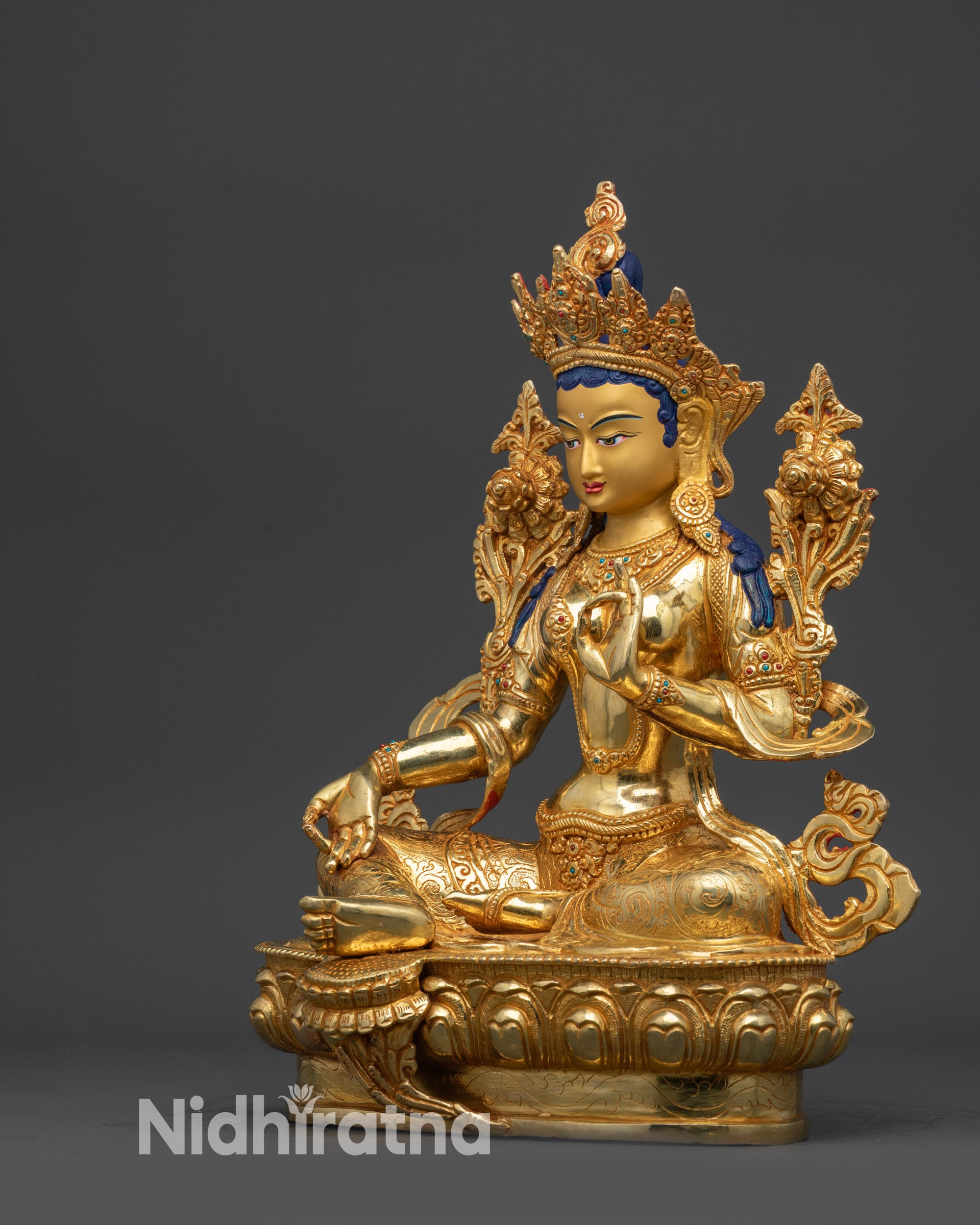 Green Tara Statue