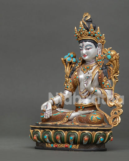 White Tara Statue – Symbol of Healing & Long Life