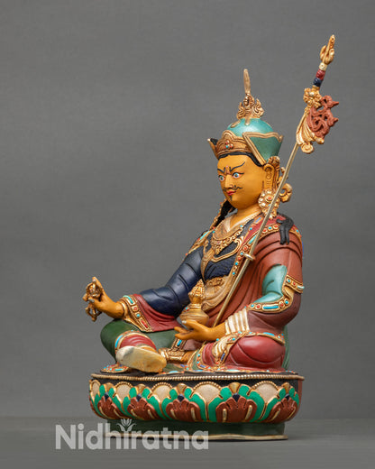 Guru Rinpoche Statue | Authentic Himalayan Spiritual Art