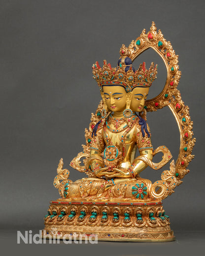 Premium Vairocana Buddha Statue | Traditional Spiritual Artwork