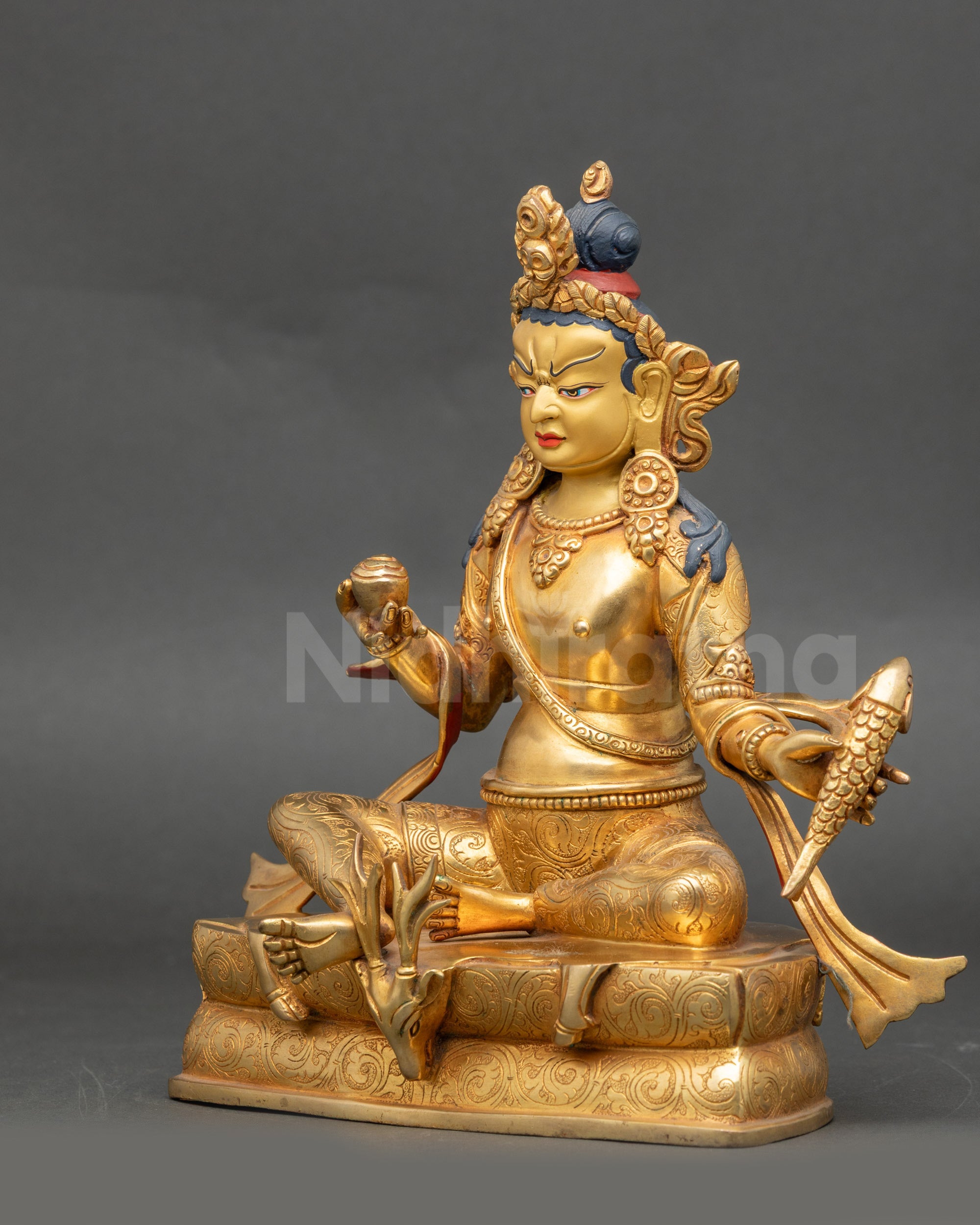 Traditional Buddhist Naropa Statue for Spiritual Home Decor