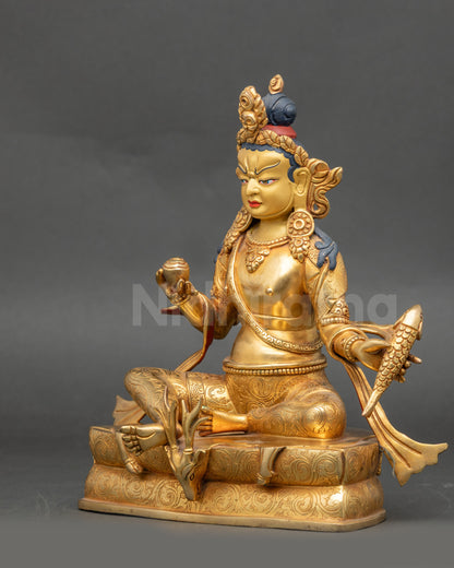 Handmade Set of Tilopa and Naropa Statue for Spiritual Practice