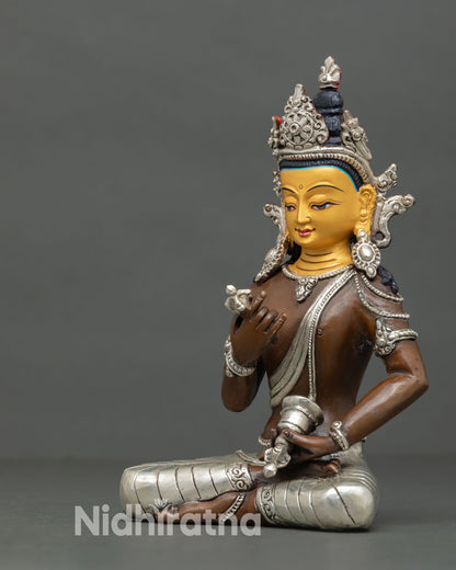Handcrafted Vajrasattva Statue | Traditional Newari Craftsmanship