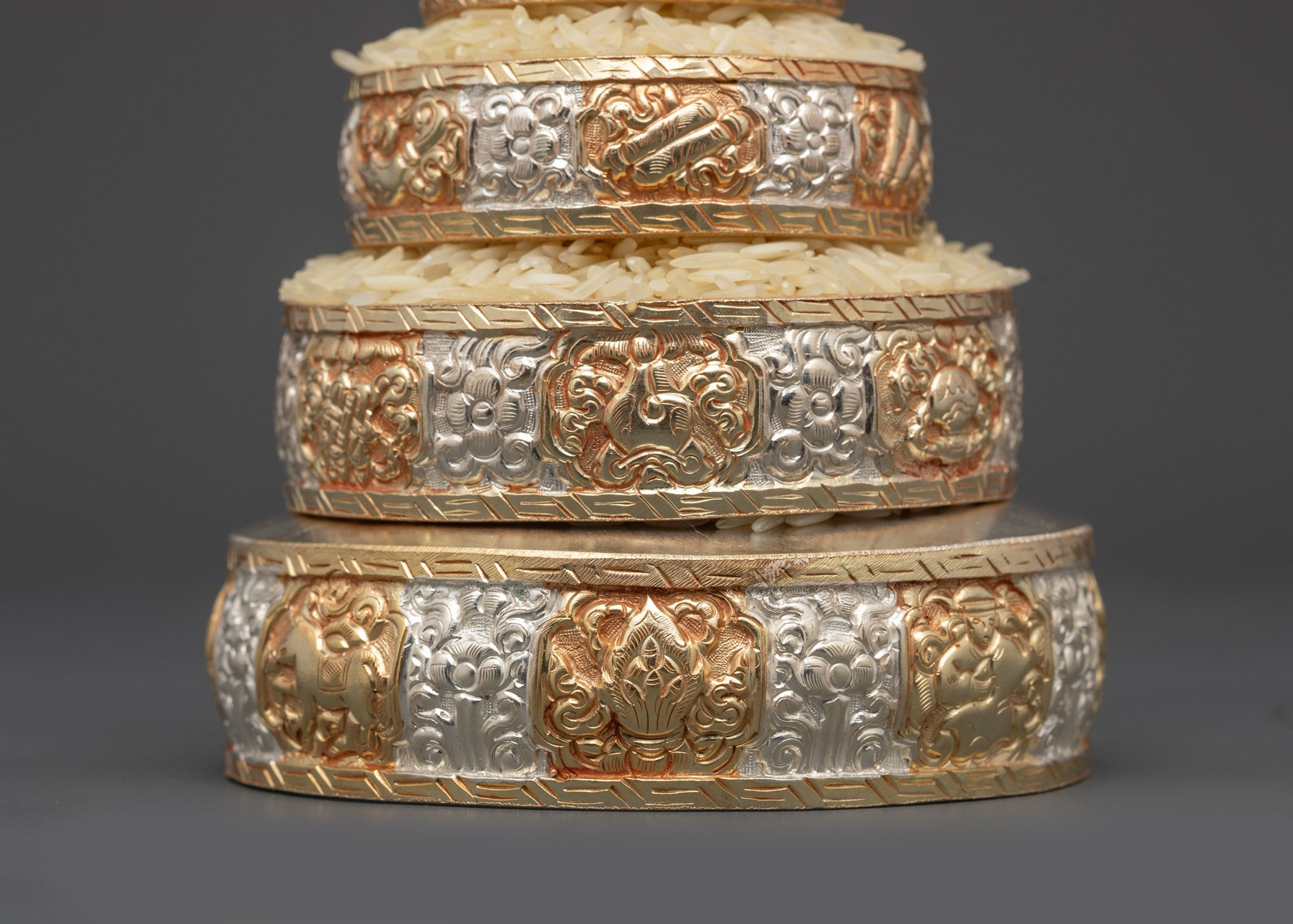 High-Quality Mandala Offering Set | Buddhist Sacred Offering Mandala