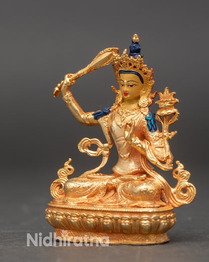 Manjushri Statue | Enlightenment & Wisdom Altar Sculpture