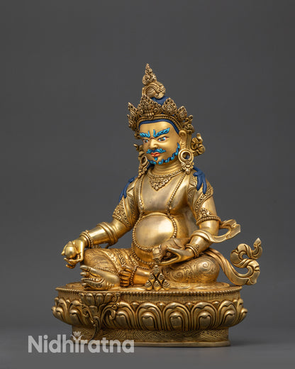 Prosperity God Dzambhala Statue | Handcrafted Himalayan Sculpture