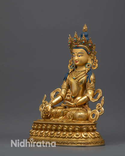 Bodhisattva Jizo Ksitigarbha Statue | Traditional Nepalese Handicraft