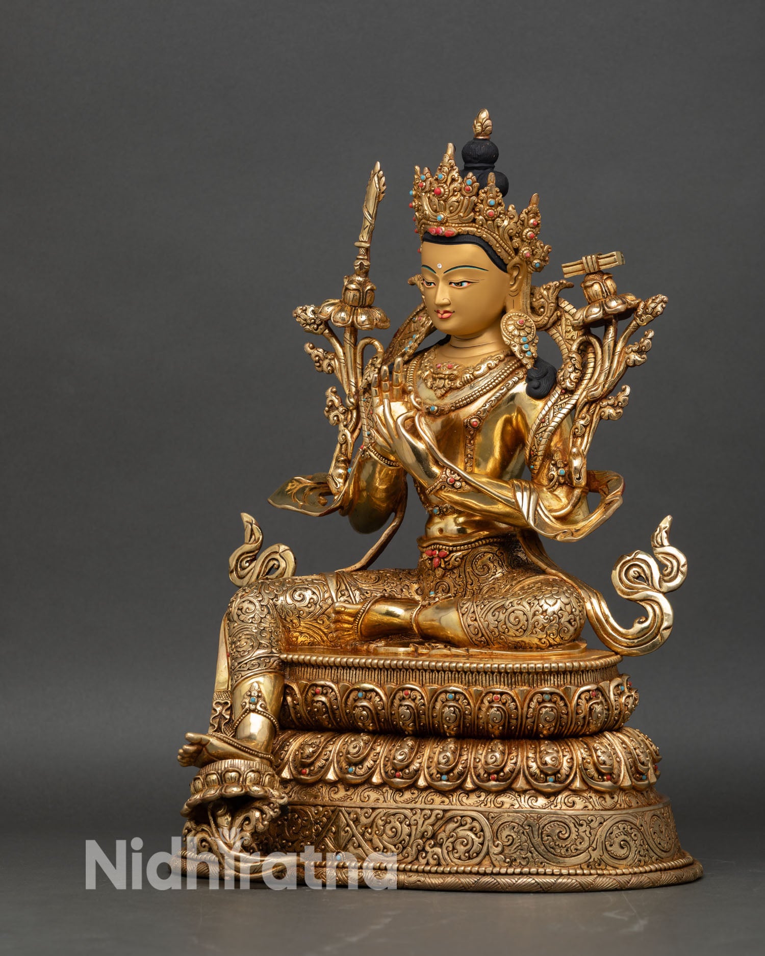Manjushree Statue | Traditional Newari Craftsmanship
