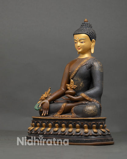 Medicine Buddha | Healing Buddha Statue for Spiritual Altar Decor