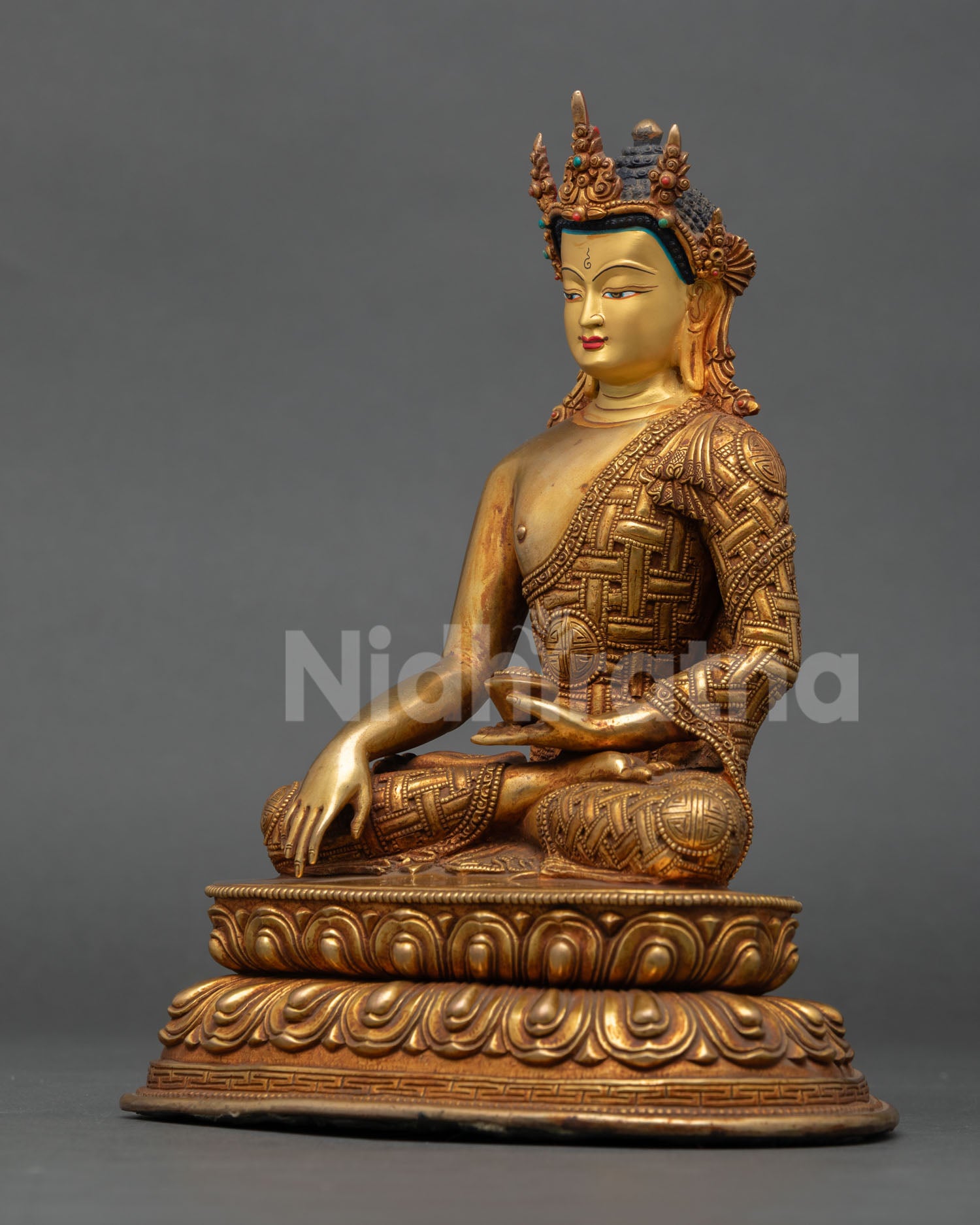 Crown Shakyamuni Buddha Statue