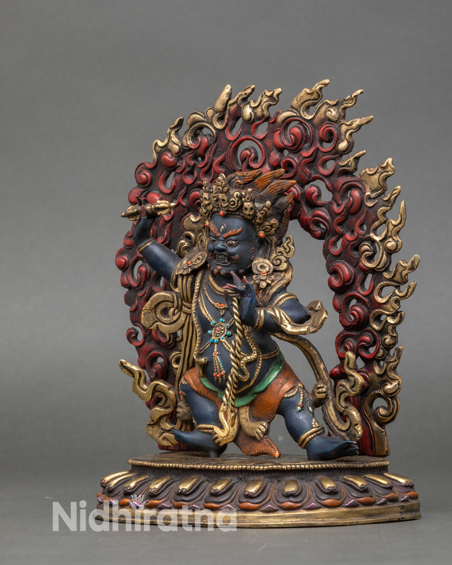 Vajrapani Statue for Spiritual Protection and Power