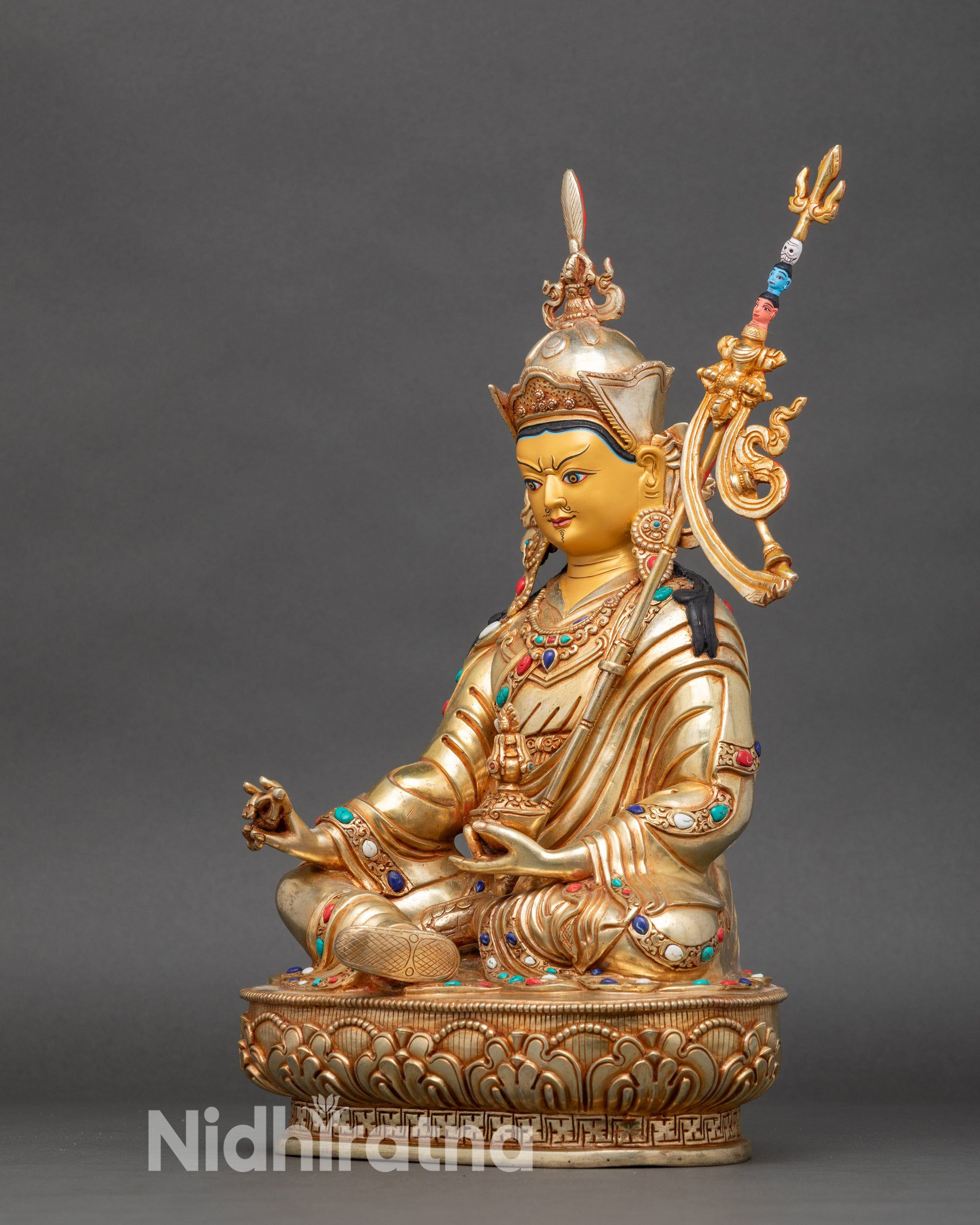 Guru Rinpoche Set Statue for Spiritual Clarity and Protection