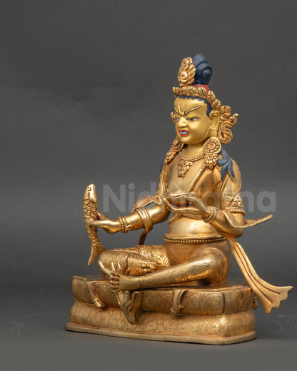 Handmade Set of Tilopa and Naropa Statue for Spiritual Practice