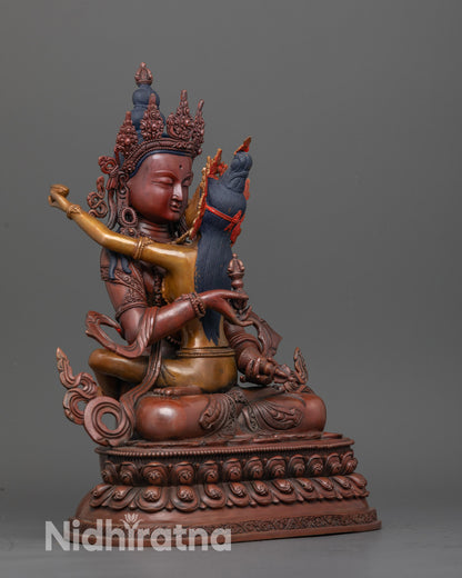 Purification and Unity with a Vajrasattva and Consort Statue