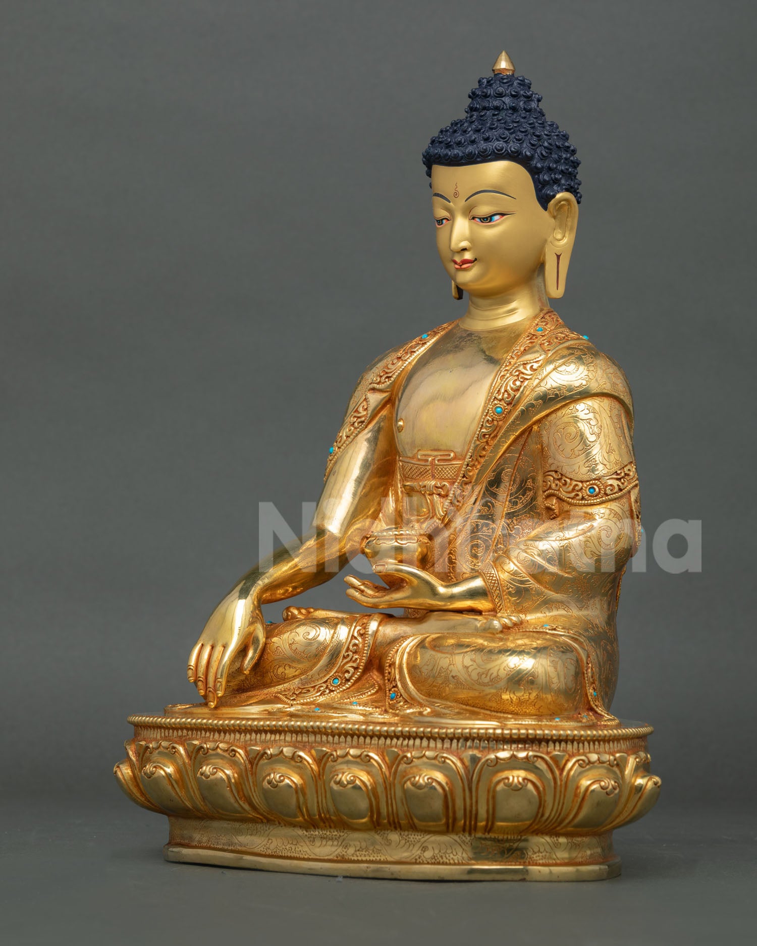 Buddha Shakyamuni Statue – Authentic Buddhist Art from Nepal