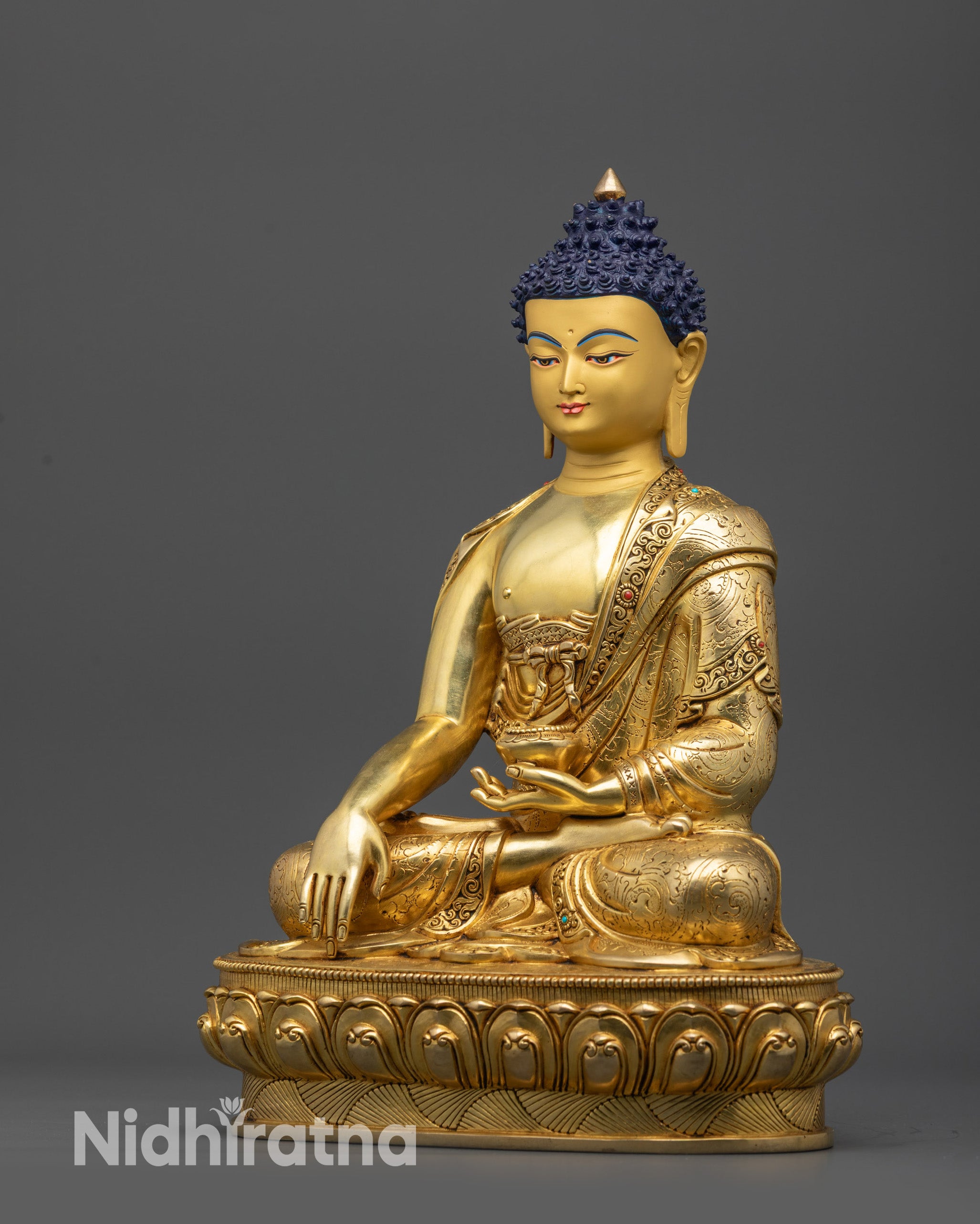Samana Gotama Statue | Meditation Sculpture for Devotional Practices