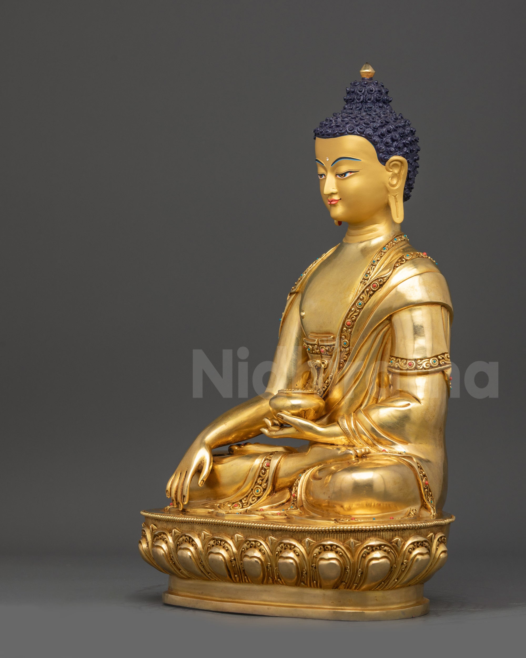 Meditating Buddha Statue | Traditional Lost-Wax Casted Buddhist Art