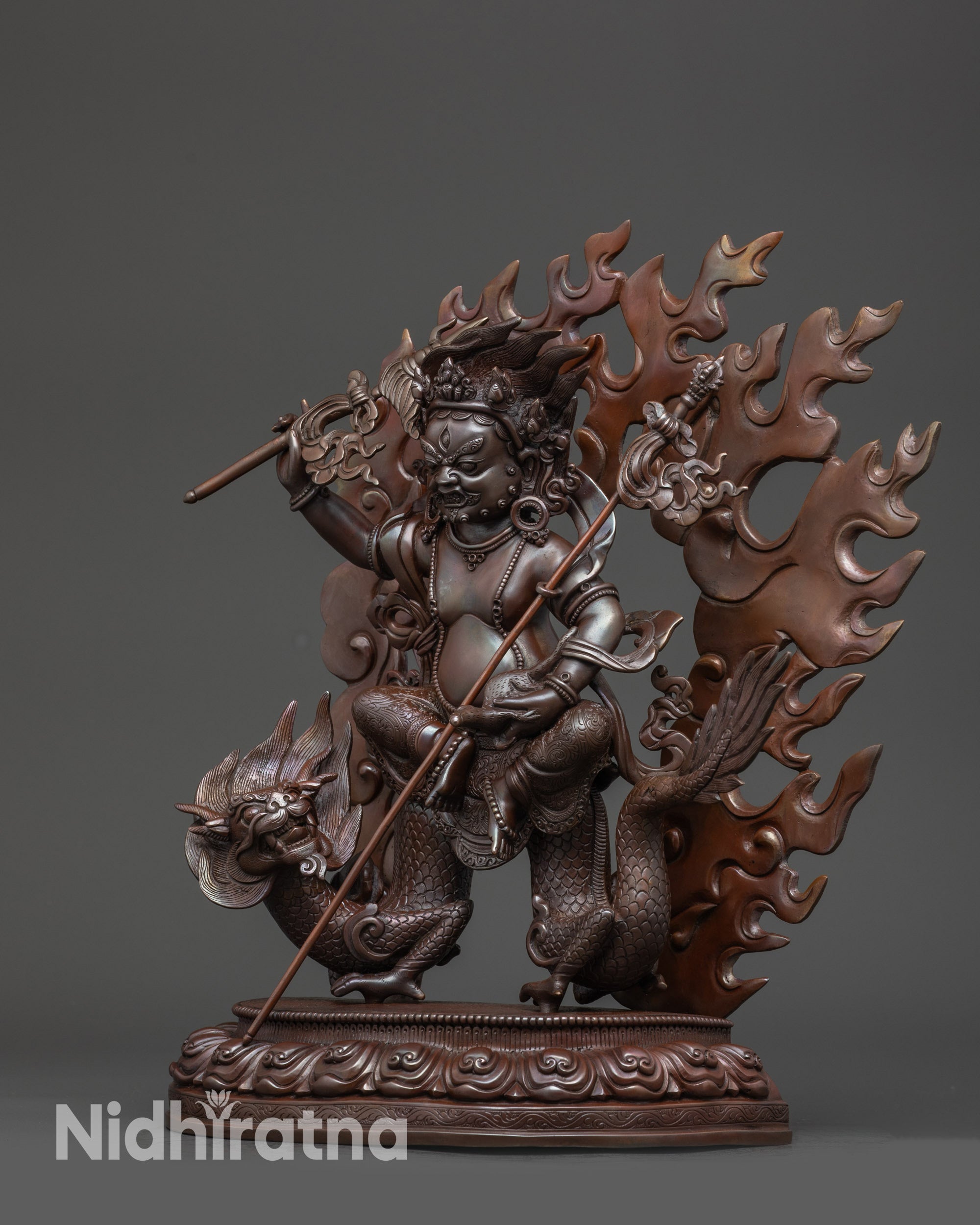 White Dzambhala Statue