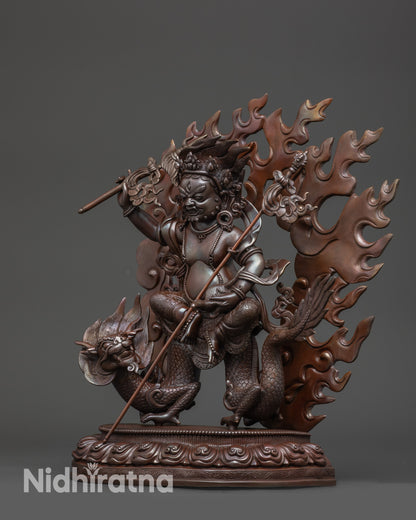 White Dzambhala Statue