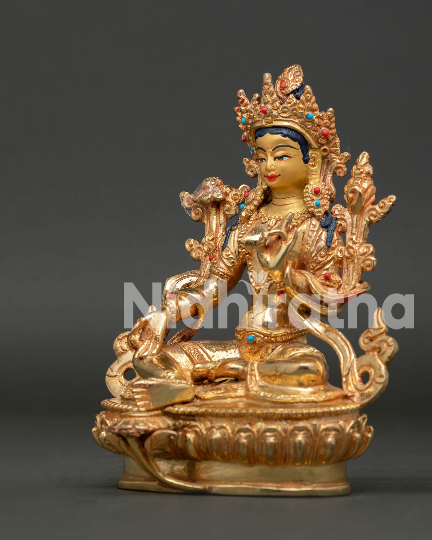 Green Tara Statue – Female Buddha of Liberation