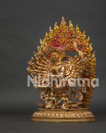 Kalachakra Statue | Tibetan Deity of Time and Cosmic Cycles