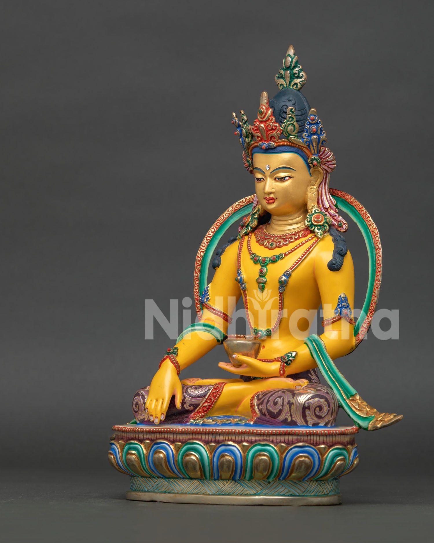 Crown Buddha Shakyamuni Statue – Symbol of Spiritual Awakening