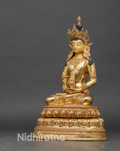 Authentic Amitayus Statue for Long Life and Inner Peace
