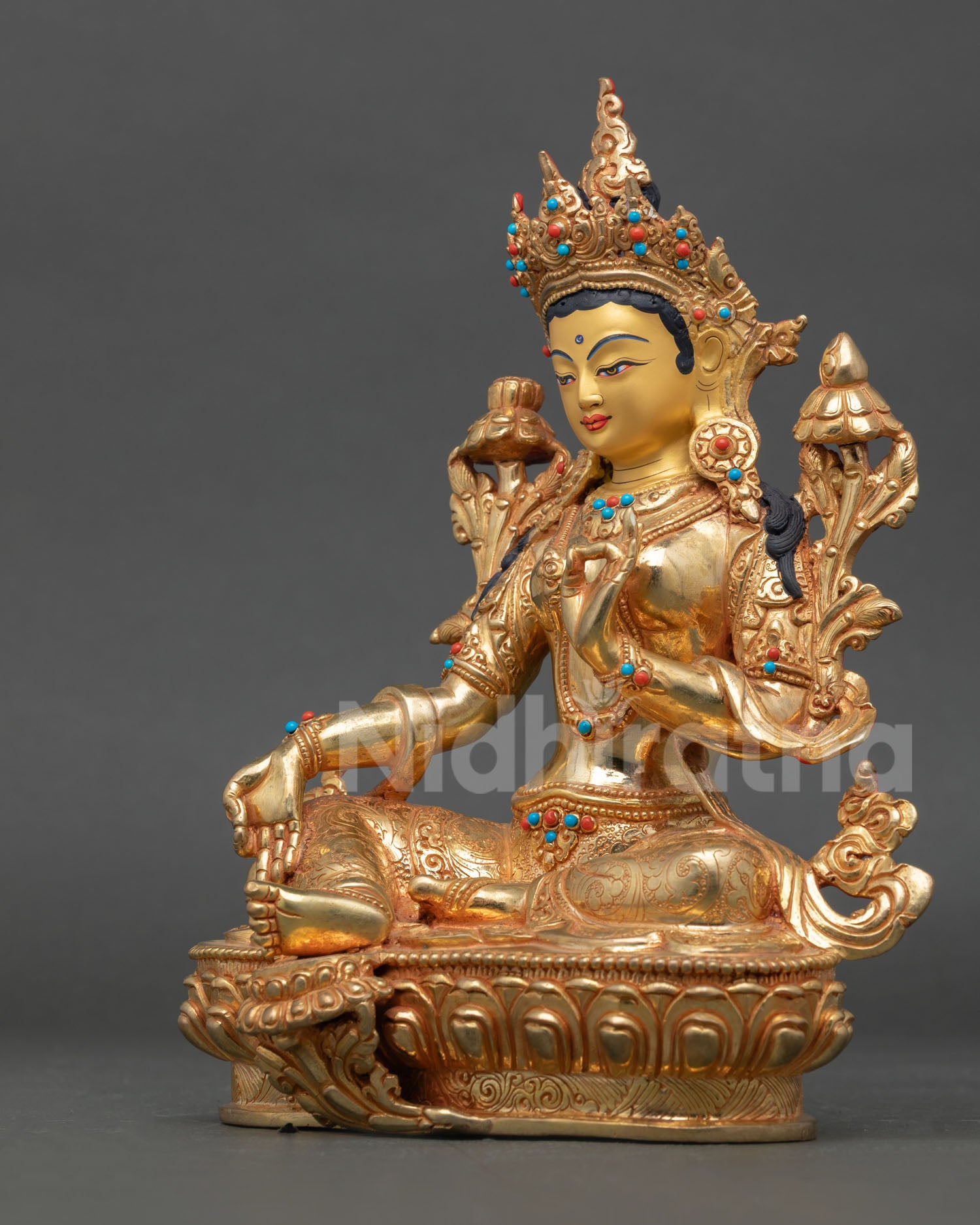 Green Tara Statue | Buddhist Goddess of Compassion