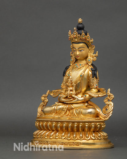 Amitayus Buddha Statue | Handmade Nepalese Buddhist Art for Longevity