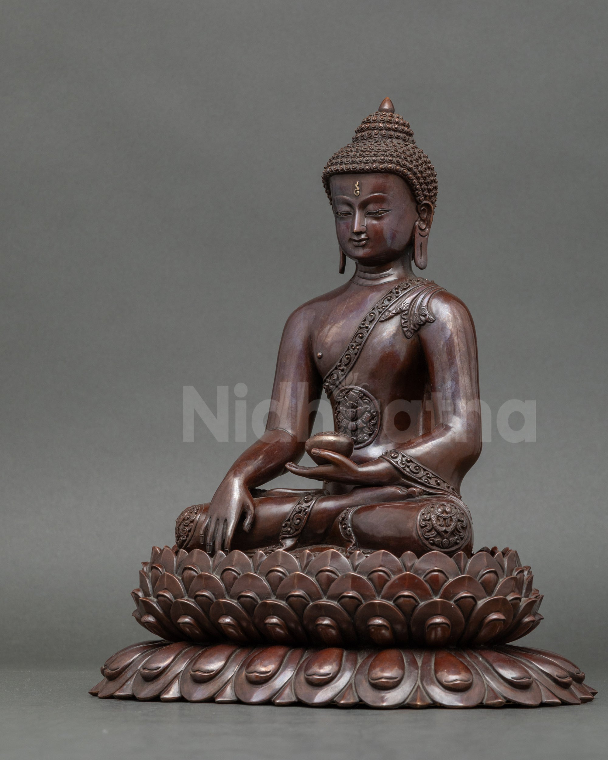 Shakyamuni Buddha Sculpture | Handcrafted Nepalese Buddhist Statue