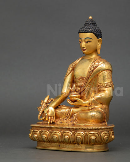 Bhaisajyaguru Medicine Buddha Statue | Tibetan Healing Deity