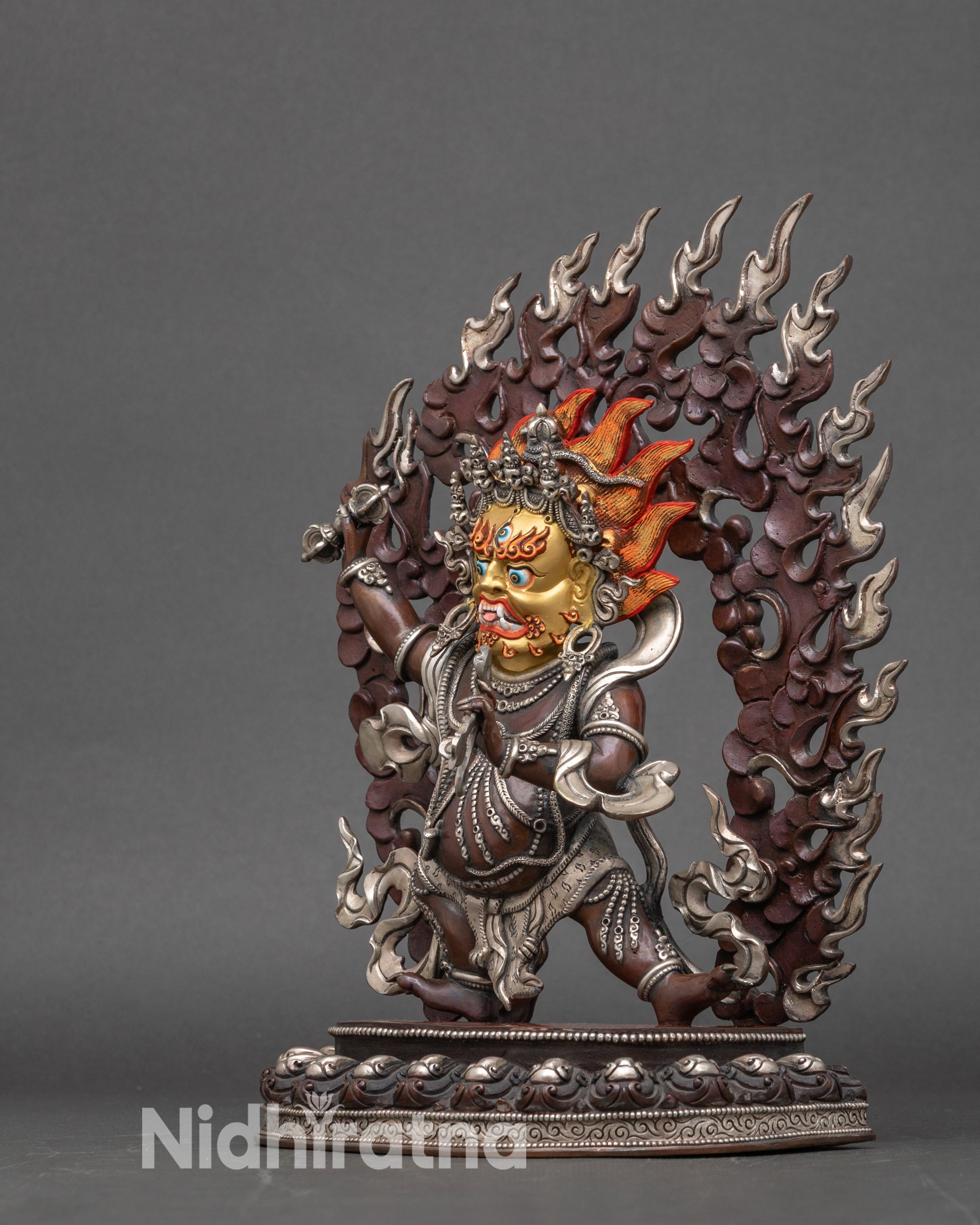 Vajrapani Protector Statue | Handcrafted Nepalese Buddhist Art