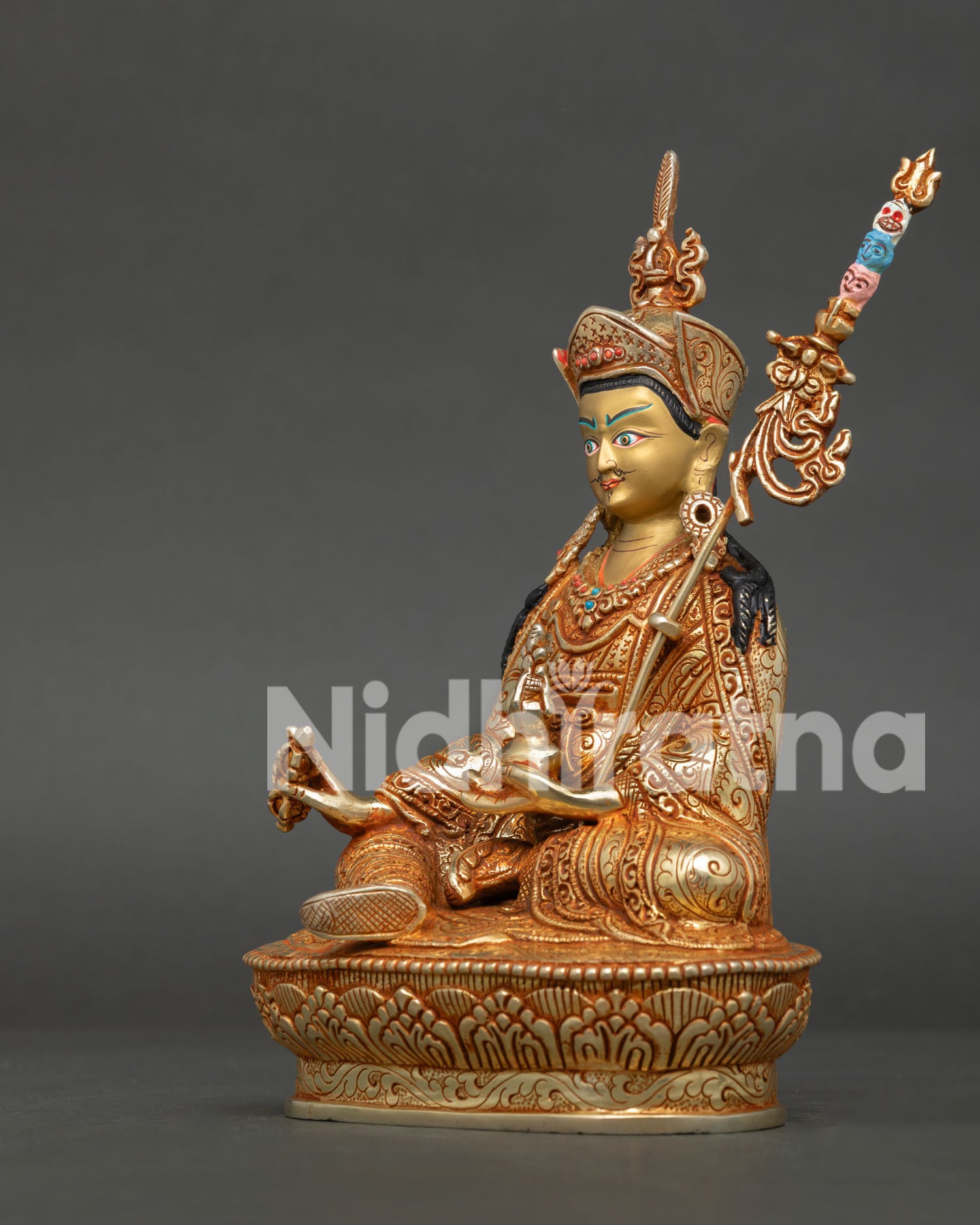 Guru Rinpoche Statue | Authentic Newari Artwork