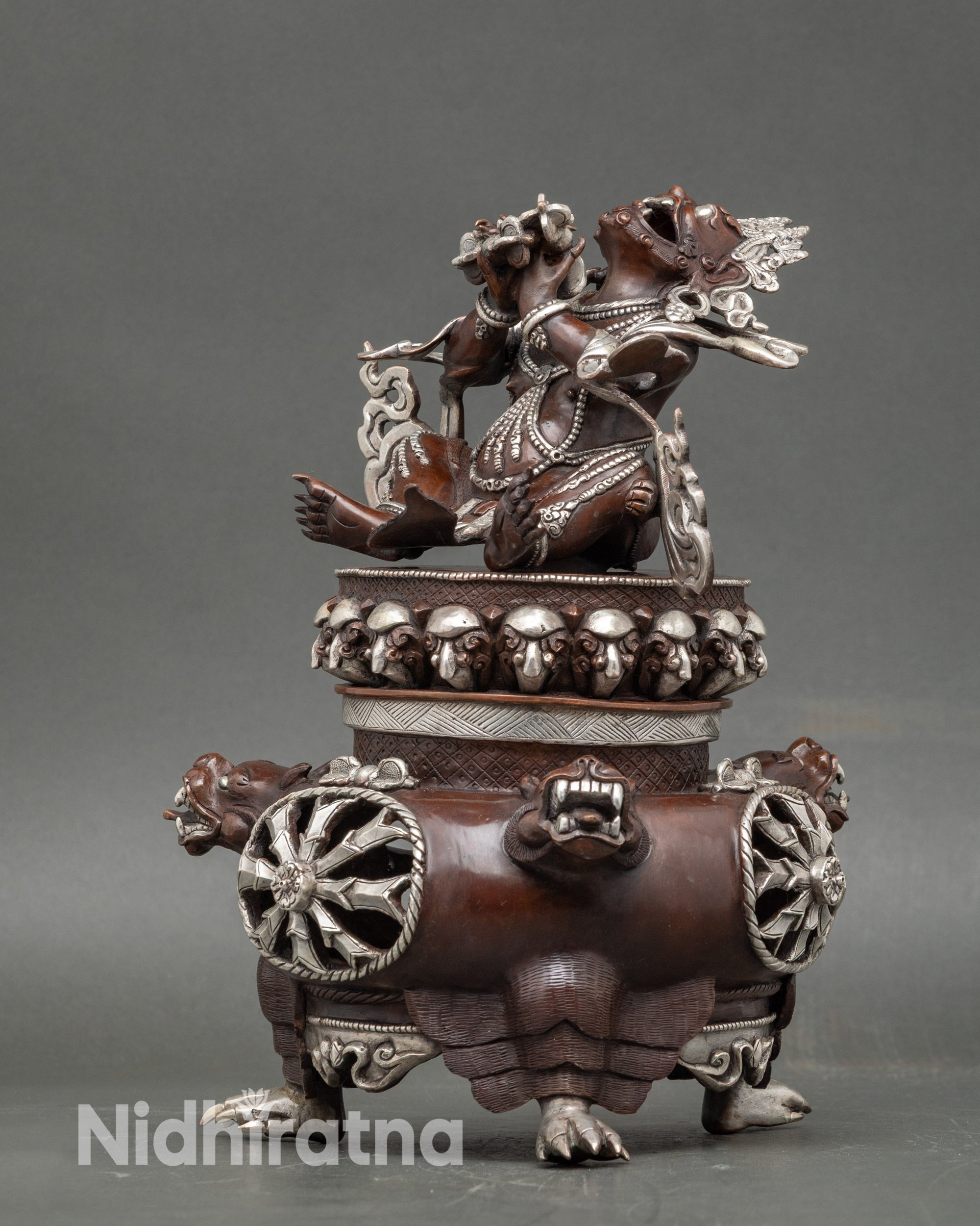 Dorje Khandro Incense Burner | Traditional Nepalese Copper Craft