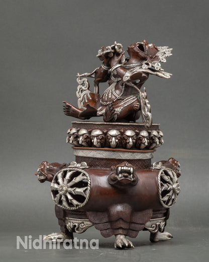 Dorje Khandro Incense Burner | Traditional Nepalese Copper Craft